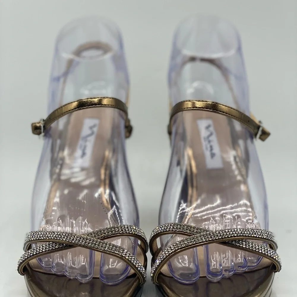 Nina Women's Steven Block Heel‎ Platform Evening Sandals